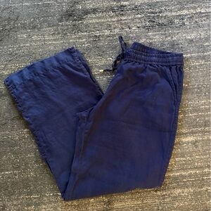 Ladies Tommy Bahama Navy Linen pants size medium